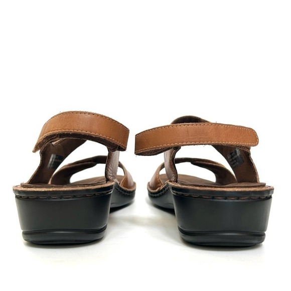 Aravon Leather Candance Comfort Sandals by New Balance Tan Brown, Size 10 - Picture 10 of 12